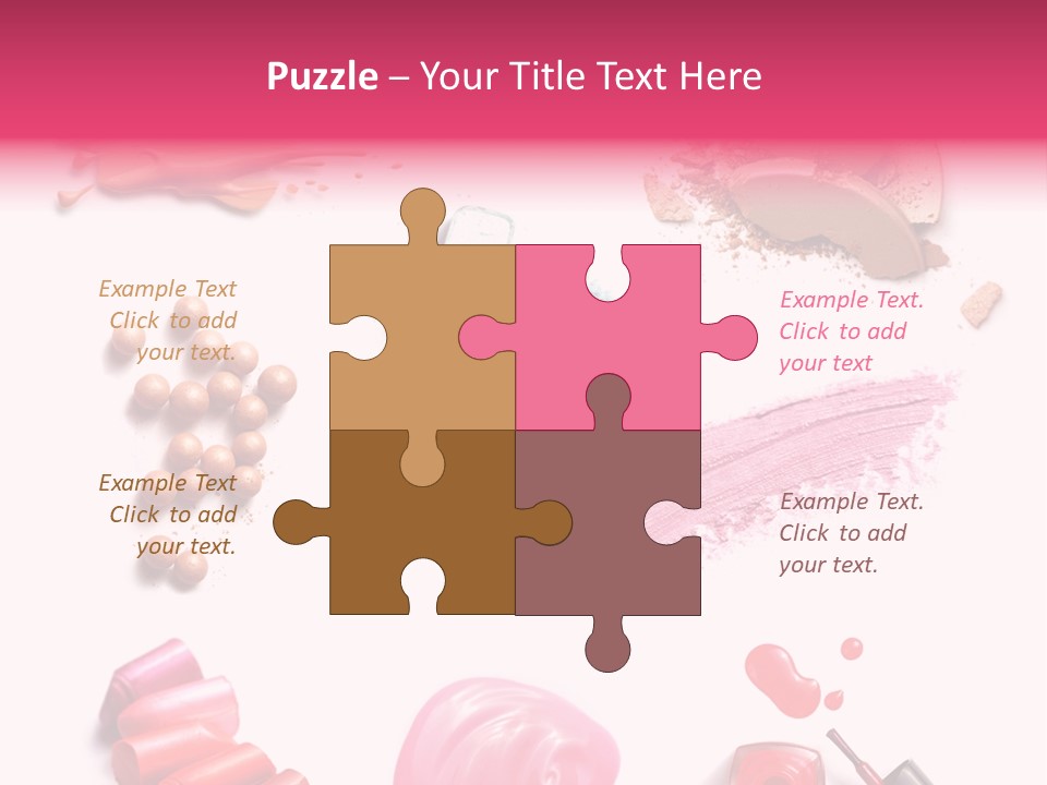 Make Up Products PowerPoint Template