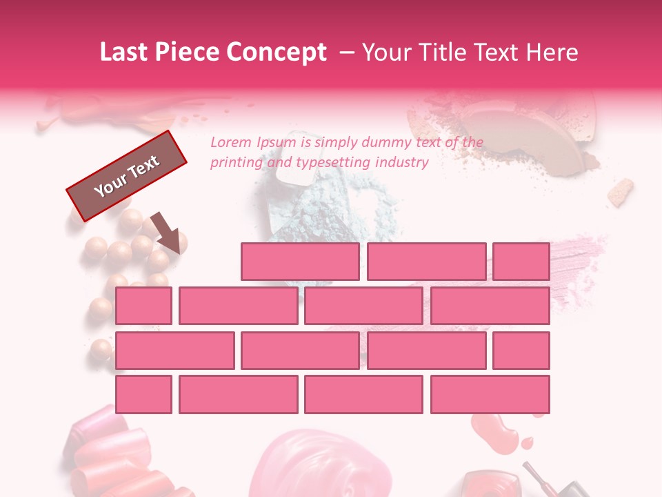 Make Up Products PowerPoint Template