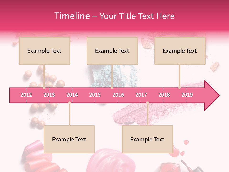 Make Up Products PowerPoint Template