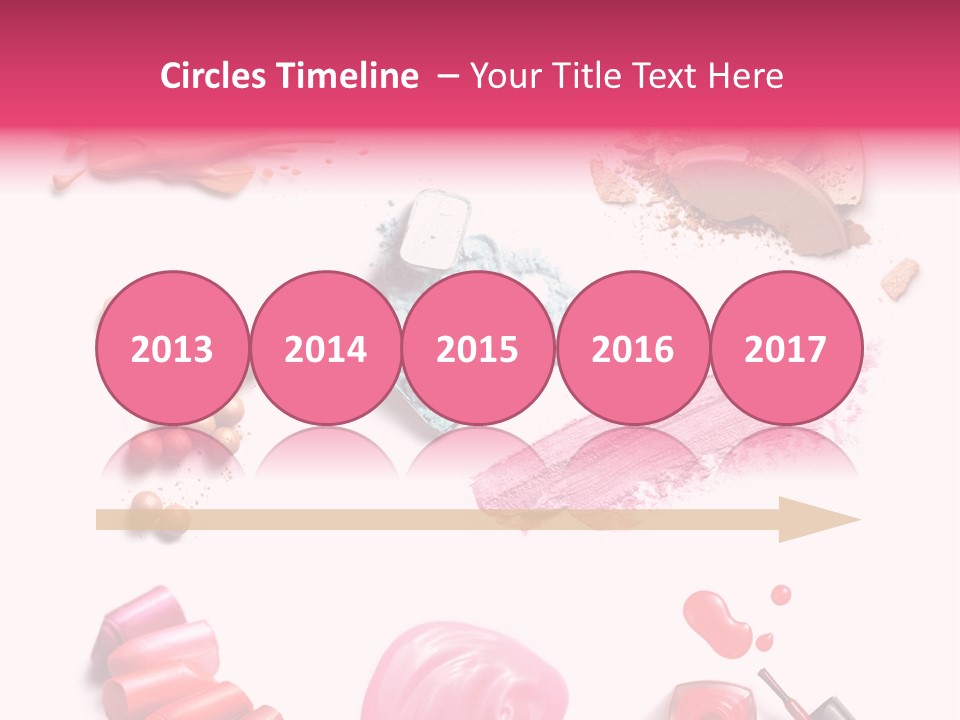 Make Up Products PowerPoint Template