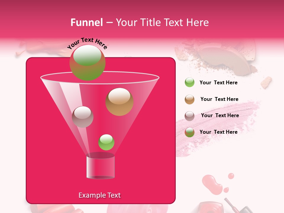 Make Up Products PowerPoint Template