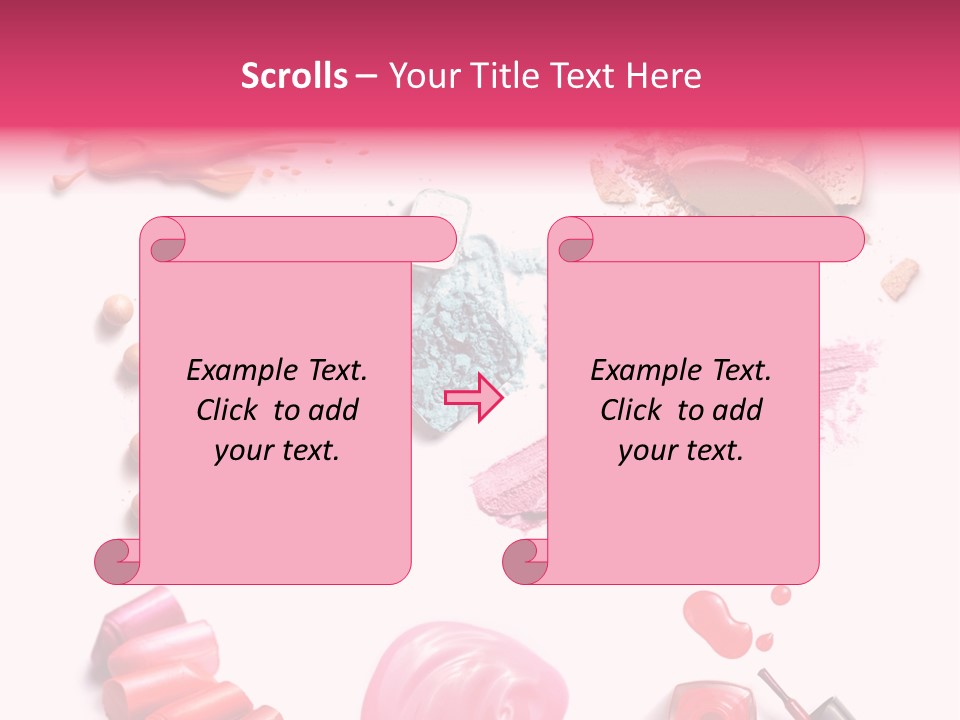 Make Up Products PowerPoint Template