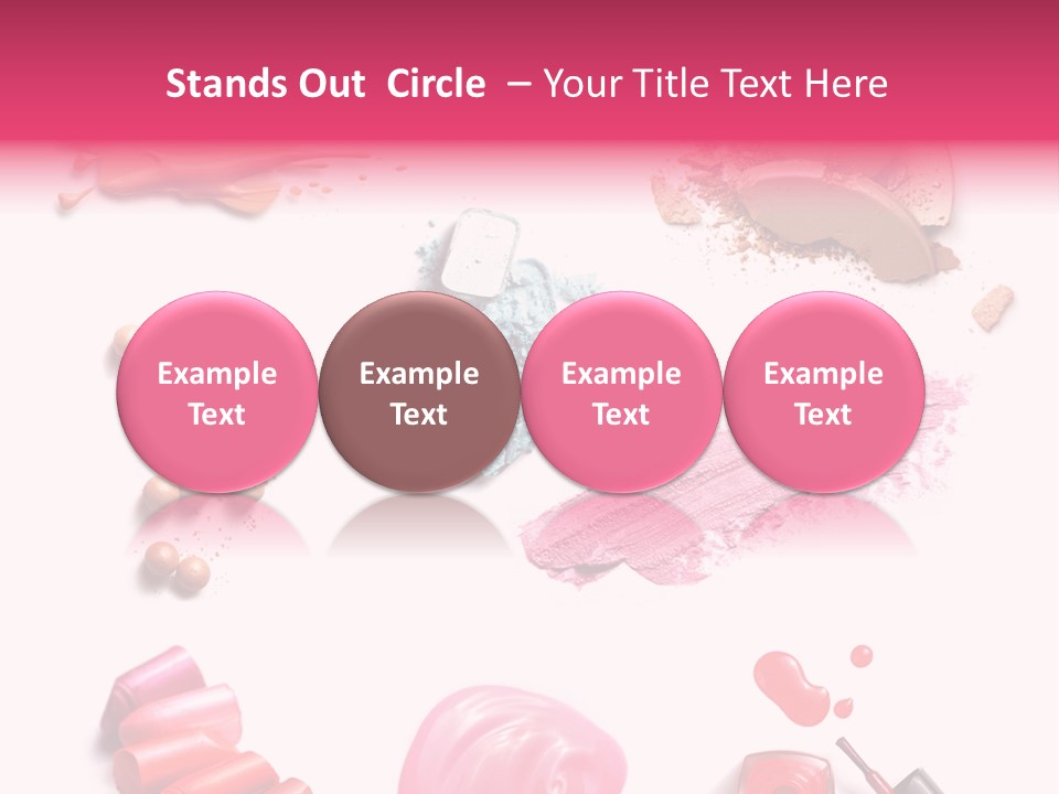 Make Up Products PowerPoint Template