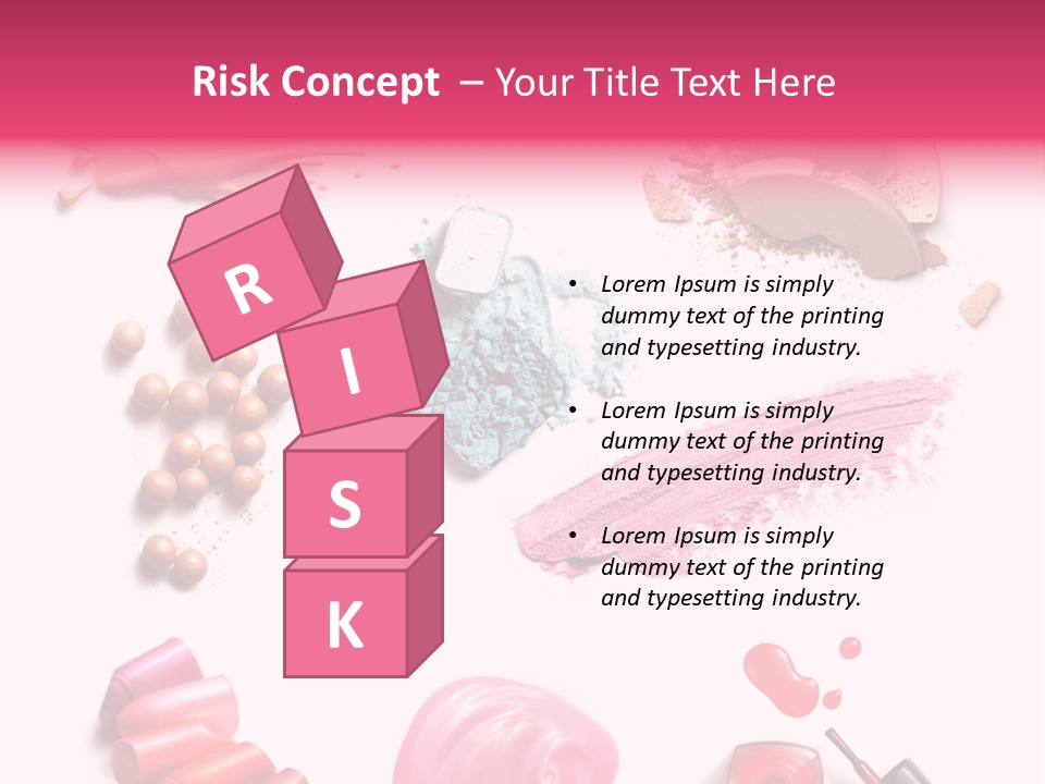 Make Up Products PowerPoint Template