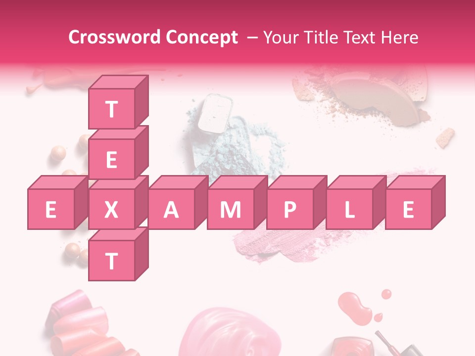 Make Up Products PowerPoint Template