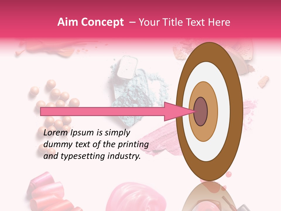 Make Up Products PowerPoint Template