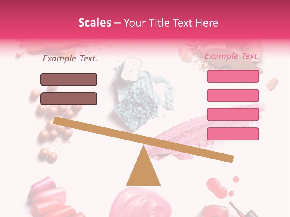 Make Up Products PowerPoint Template