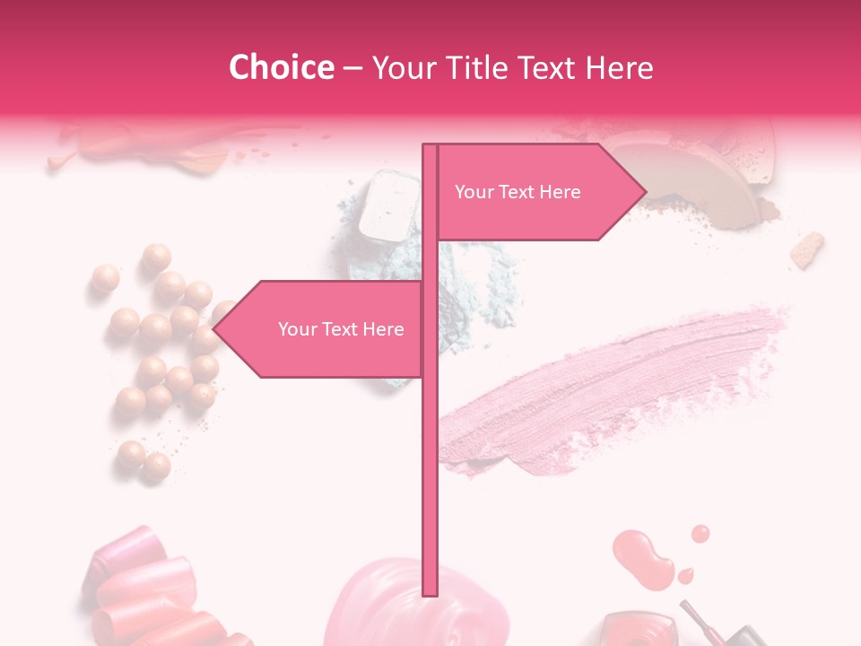 Make Up Products PowerPoint Template