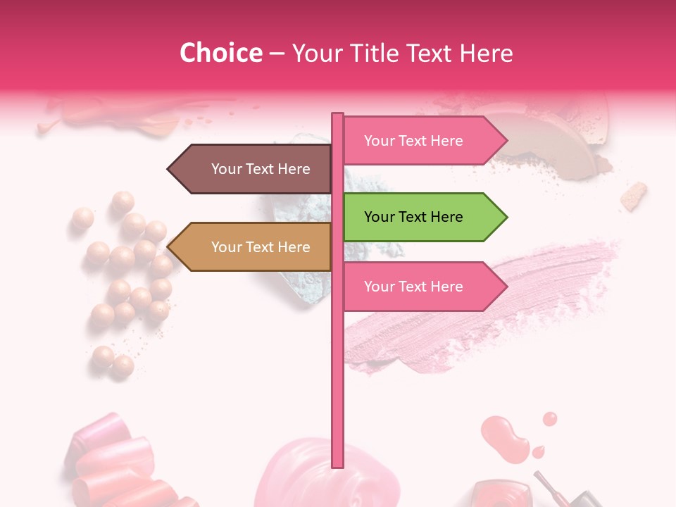 Make Up Products PowerPoint Template