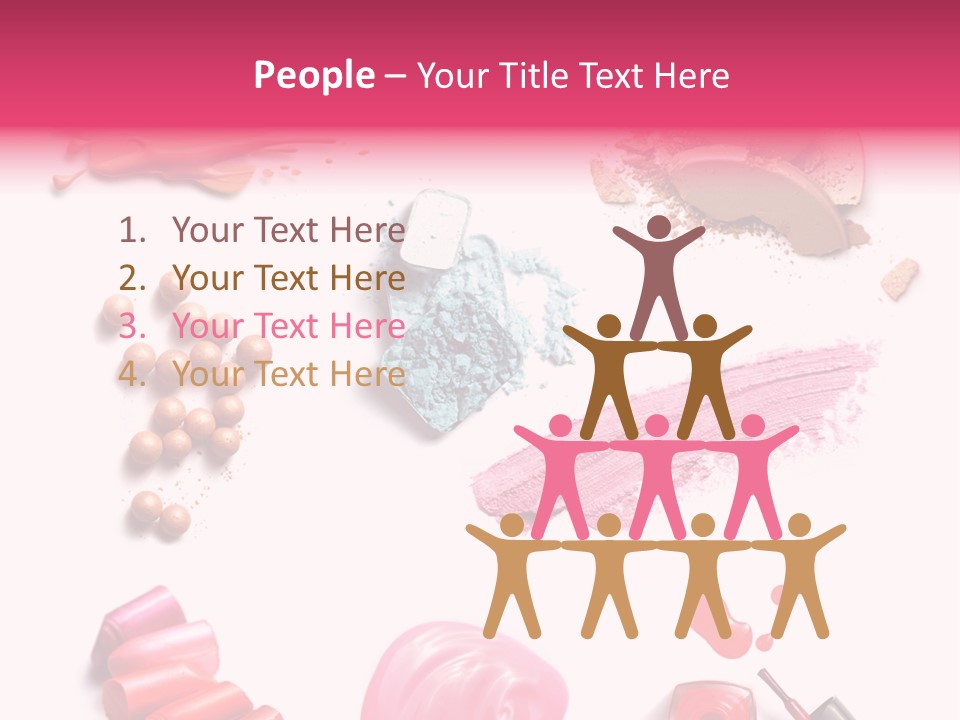 Make Up Products PowerPoint Template