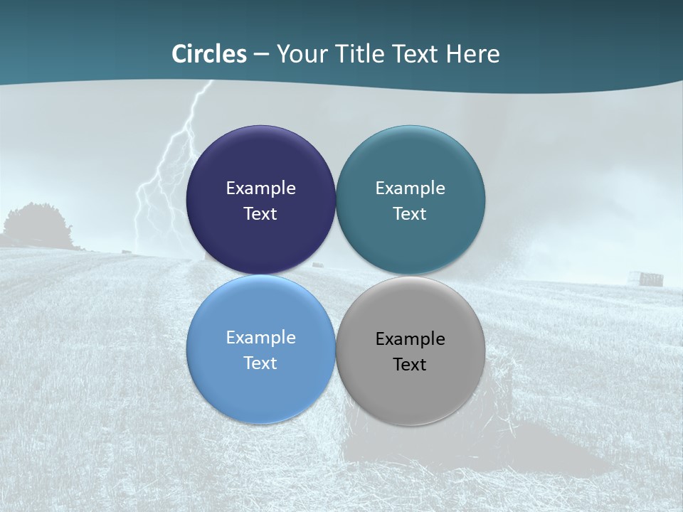 Cool Hills Harvest PowerPoint Template