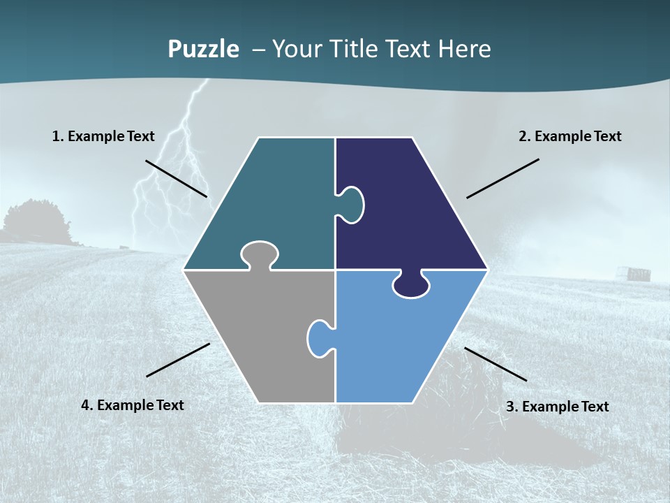 Cool Hills Harvest PowerPoint Template
