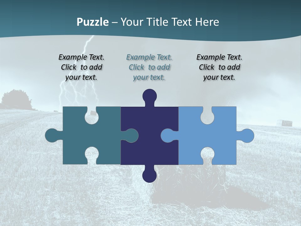 Cool Hills Harvest PowerPoint Template