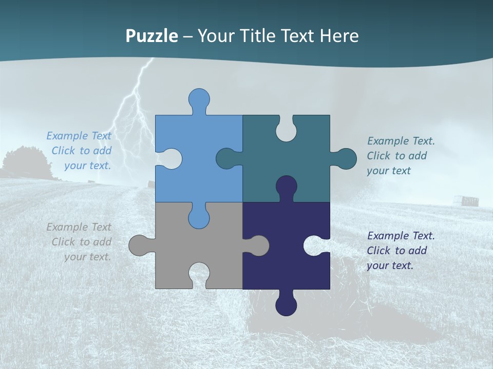 Cool Hills Harvest PowerPoint Template