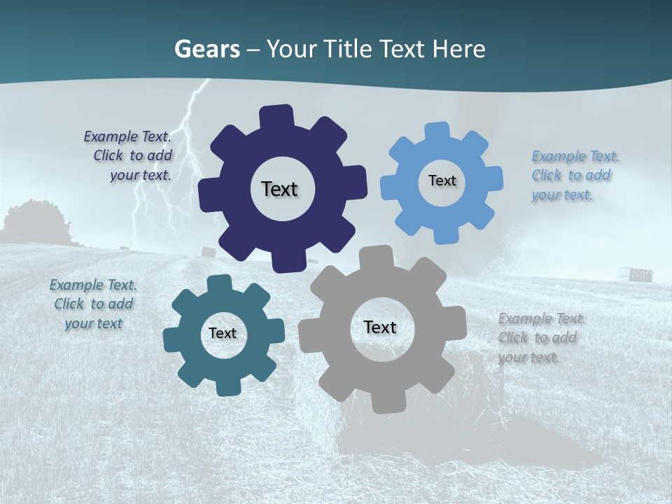 Cool Hills Harvest PowerPoint Template