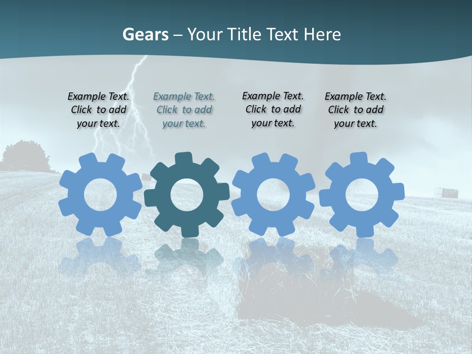 Cool Hills Harvest PowerPoint Template