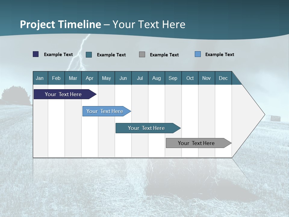 Cool Hills Harvest PowerPoint Template