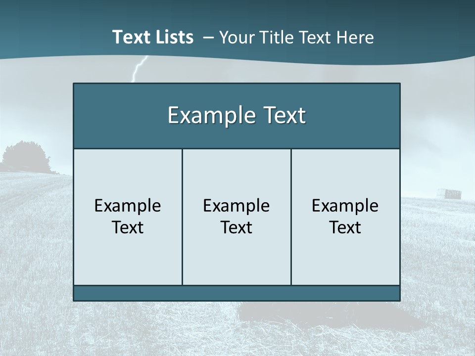 Cool Hills Harvest PowerPoint Template
