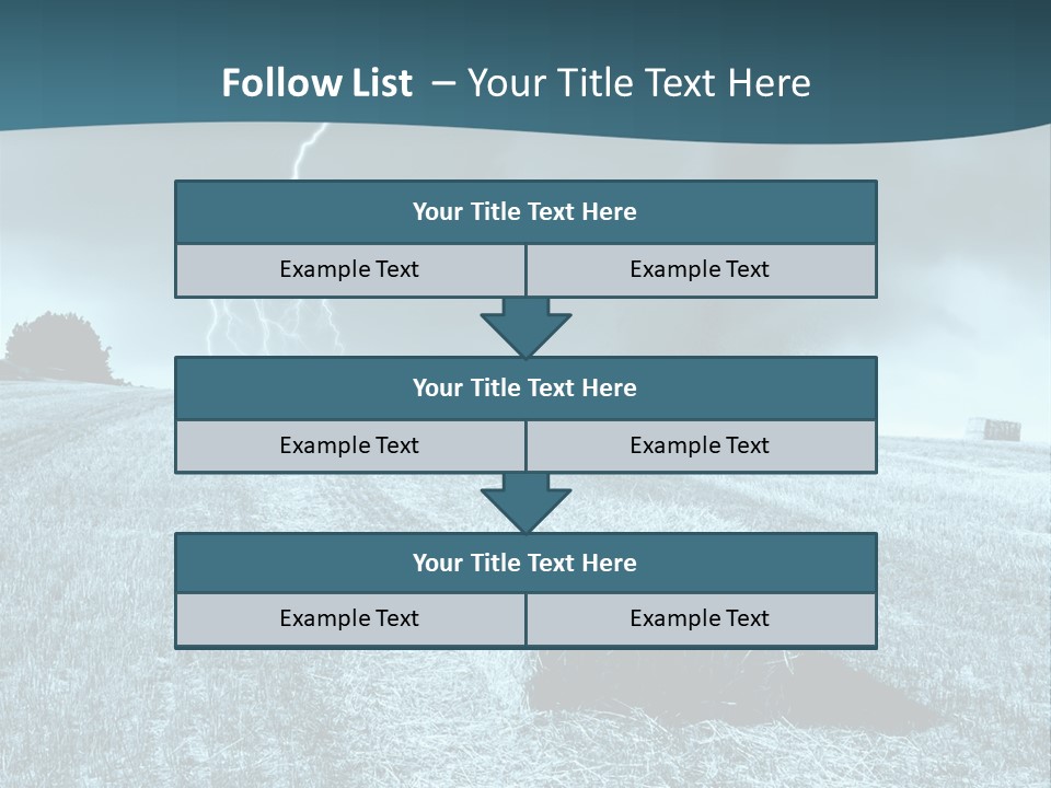 Cool Hills Harvest PowerPoint Template