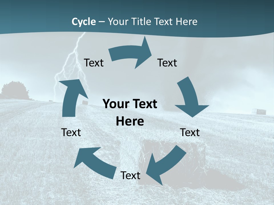Cool Hills Harvest PowerPoint Template
