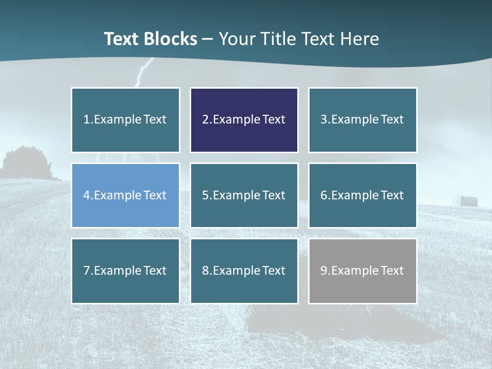 Cool Hills Harvest PowerPoint Template