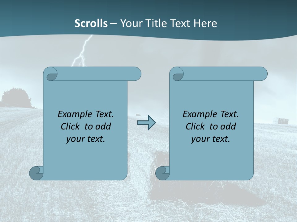 Cool Hills Harvest PowerPoint Template