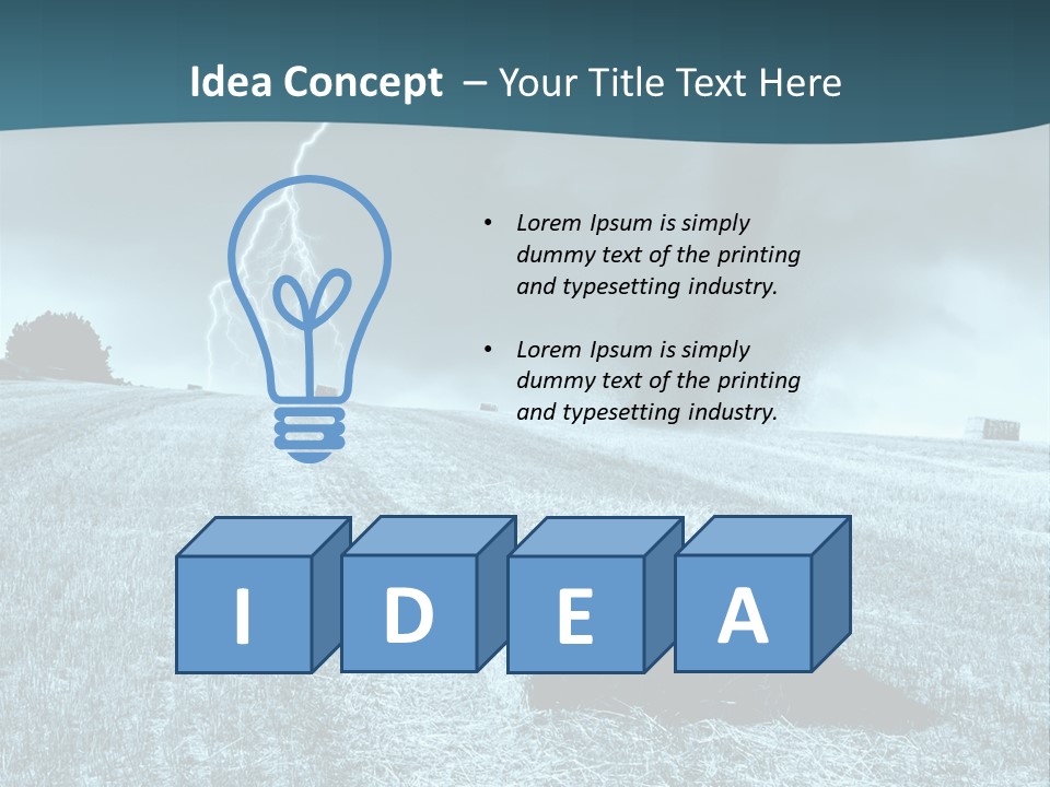 Cool Hills Harvest PowerPoint Template