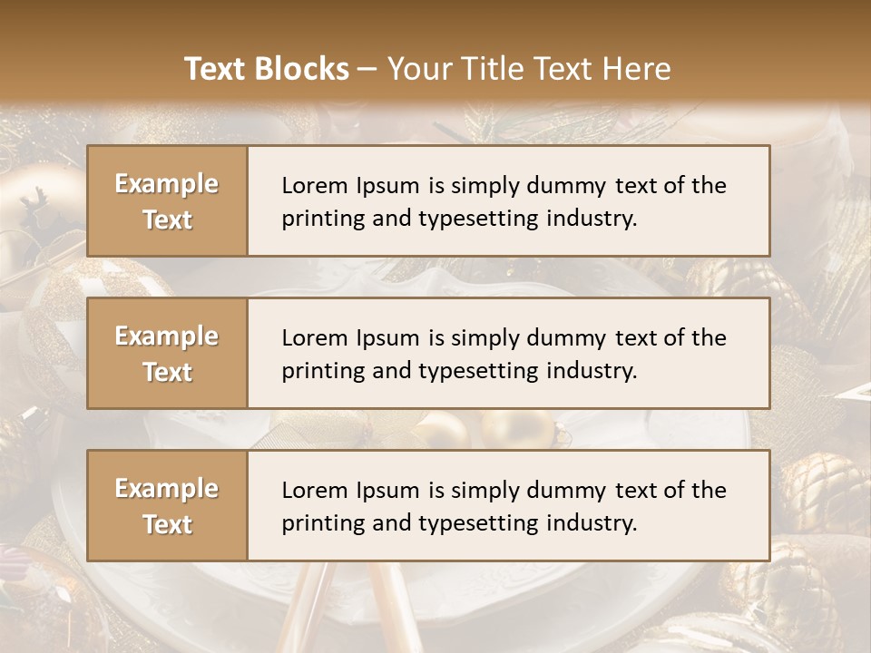 Christmas Baubles Backgrounds PowerPoint Template