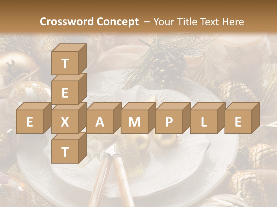 Christmas Baubles Backgrounds PowerPoint Template