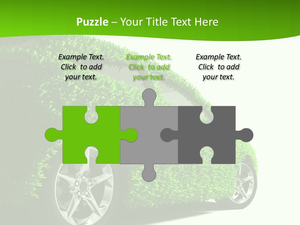 Hybrid Automobile Effect PowerPoint Template