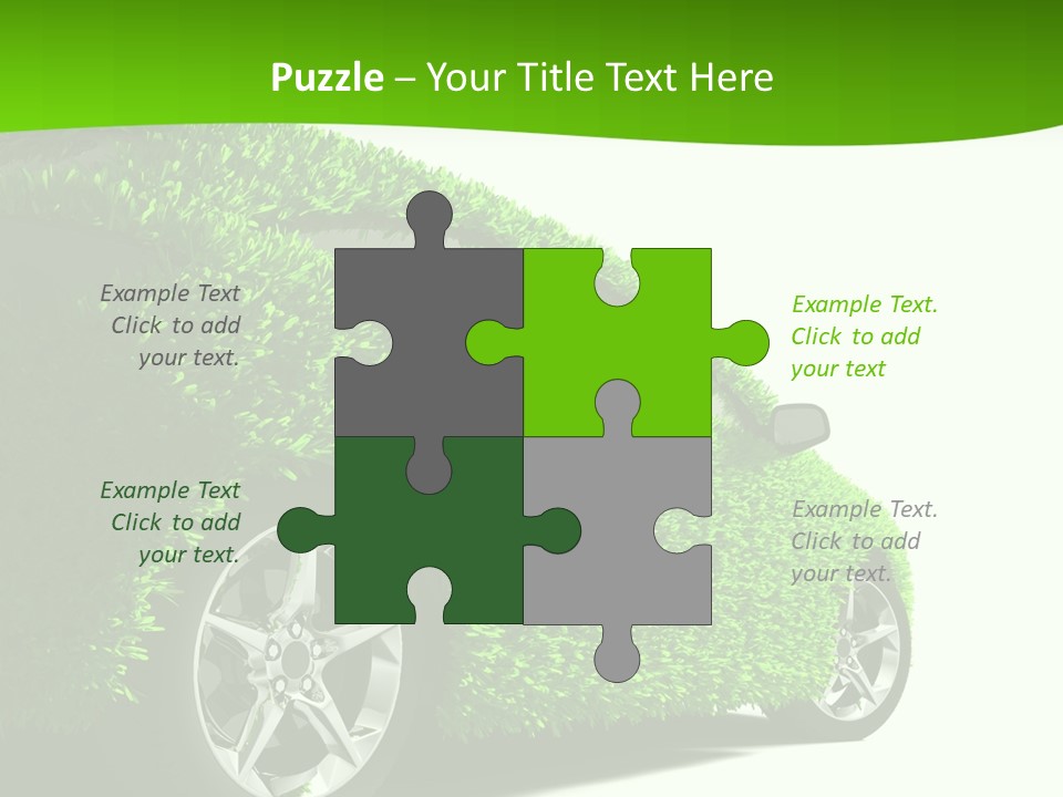 Hybrid Automobile Effect PowerPoint Template