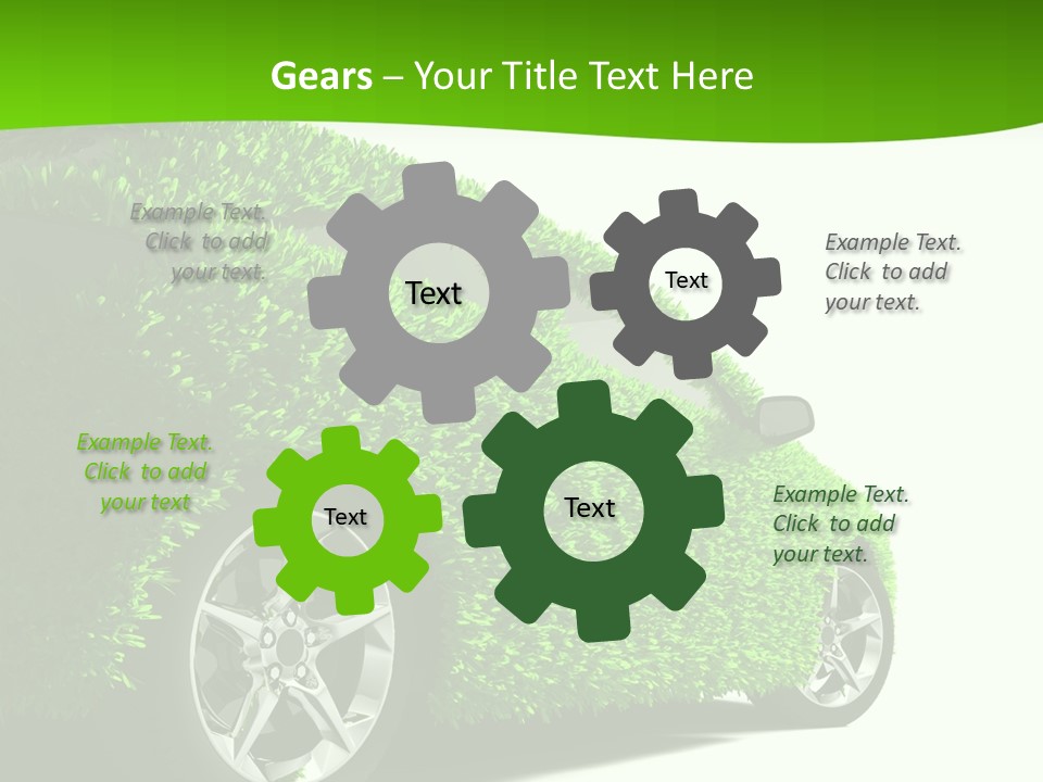 Hybrid Automobile Effect PowerPoint Template