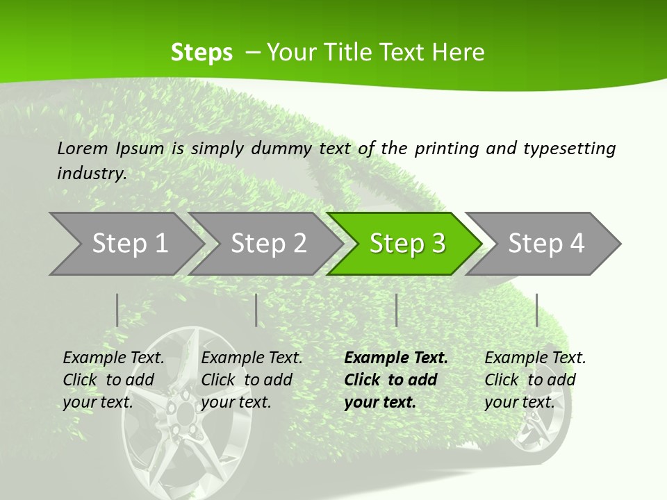 Hybrid Automobile Effect PowerPoint Template