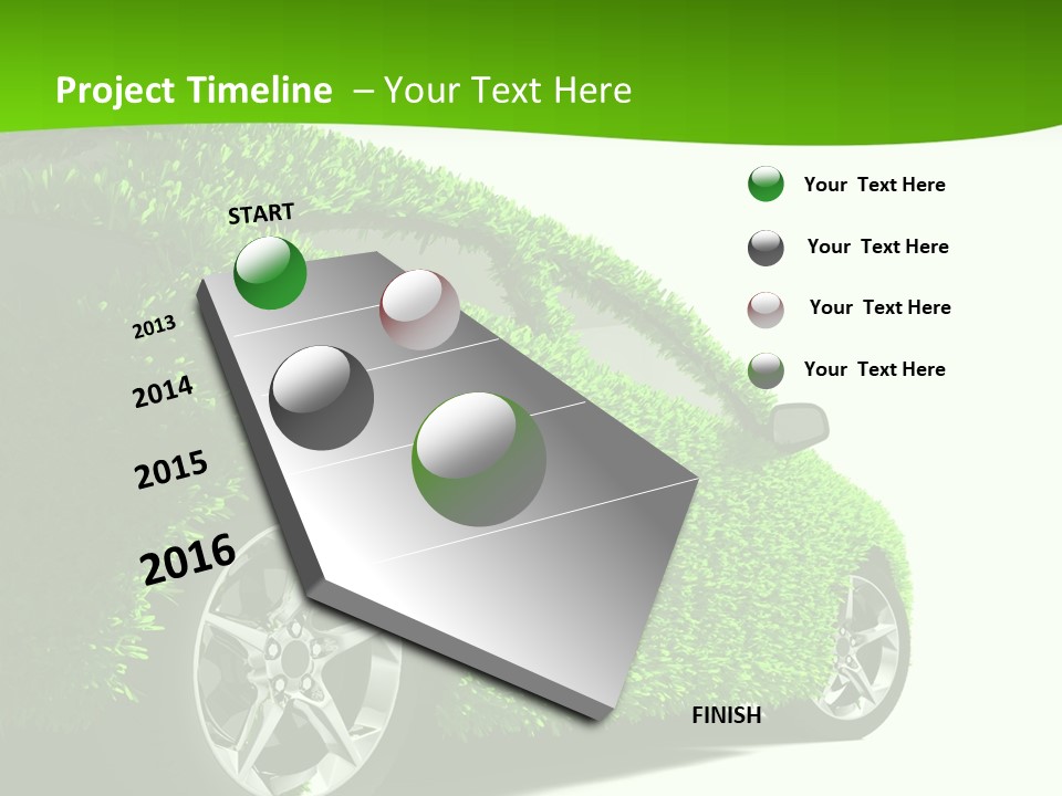 Hybrid Automobile Effect PowerPoint Template
