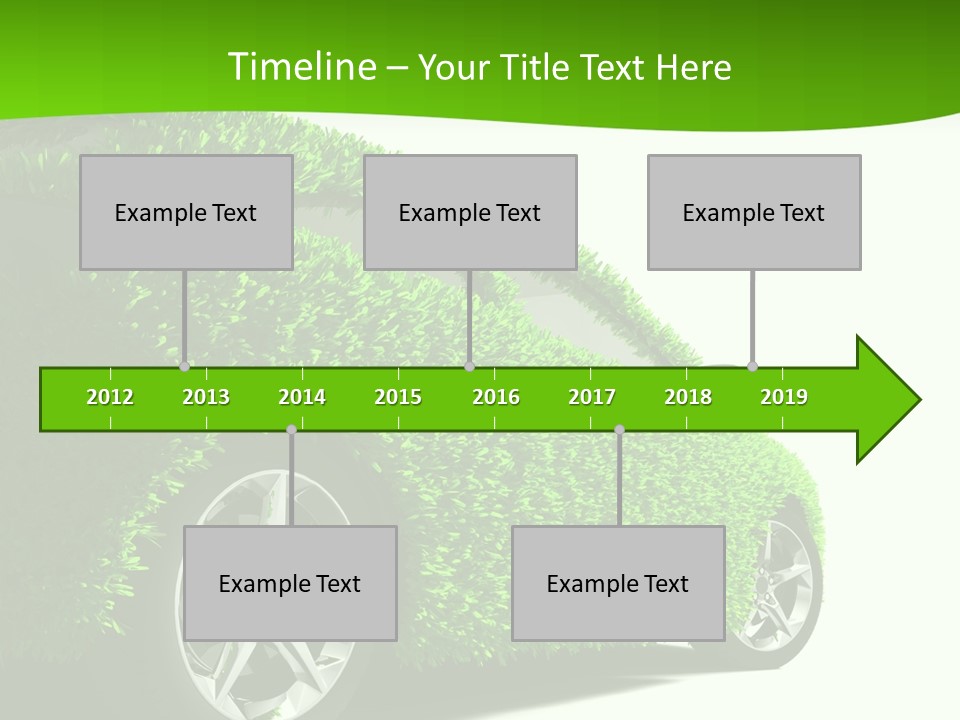 Hybrid Automobile Effect PowerPoint Template