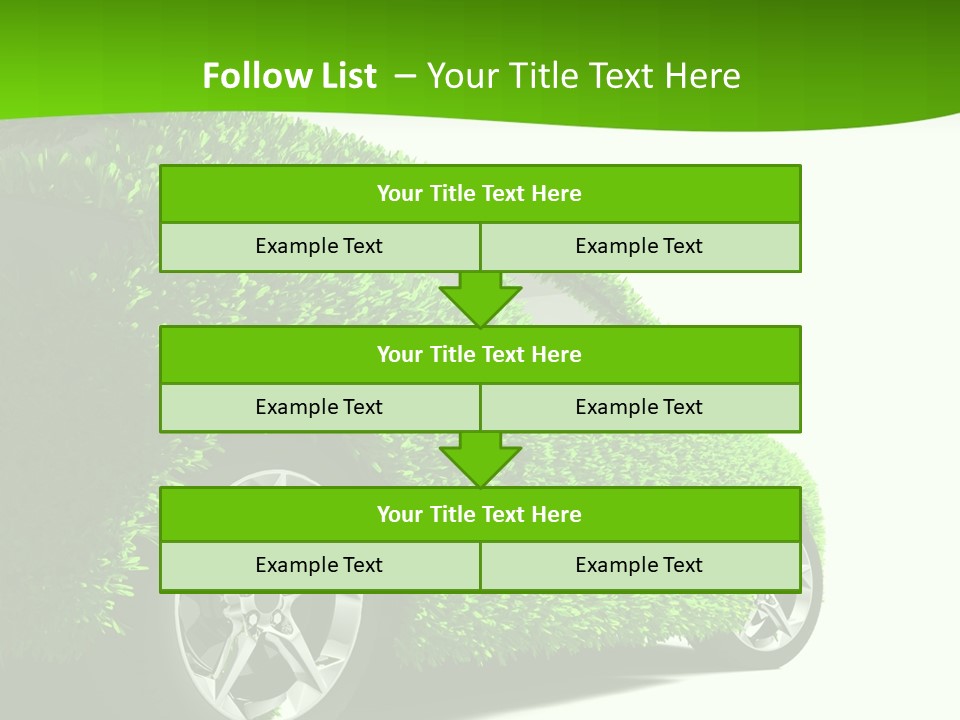 Hybrid Automobile Effect PowerPoint Template