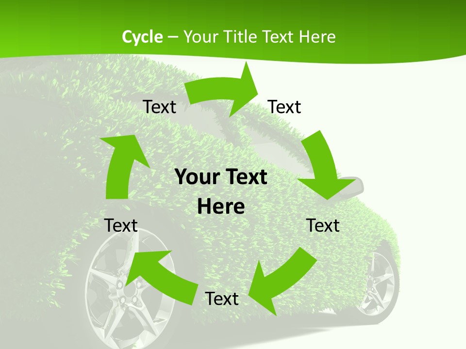 Hybrid Automobile Effect PowerPoint Template