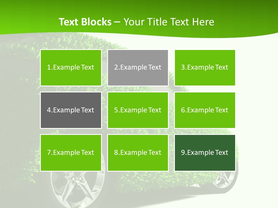Hybrid Automobile Effect PowerPoint Template