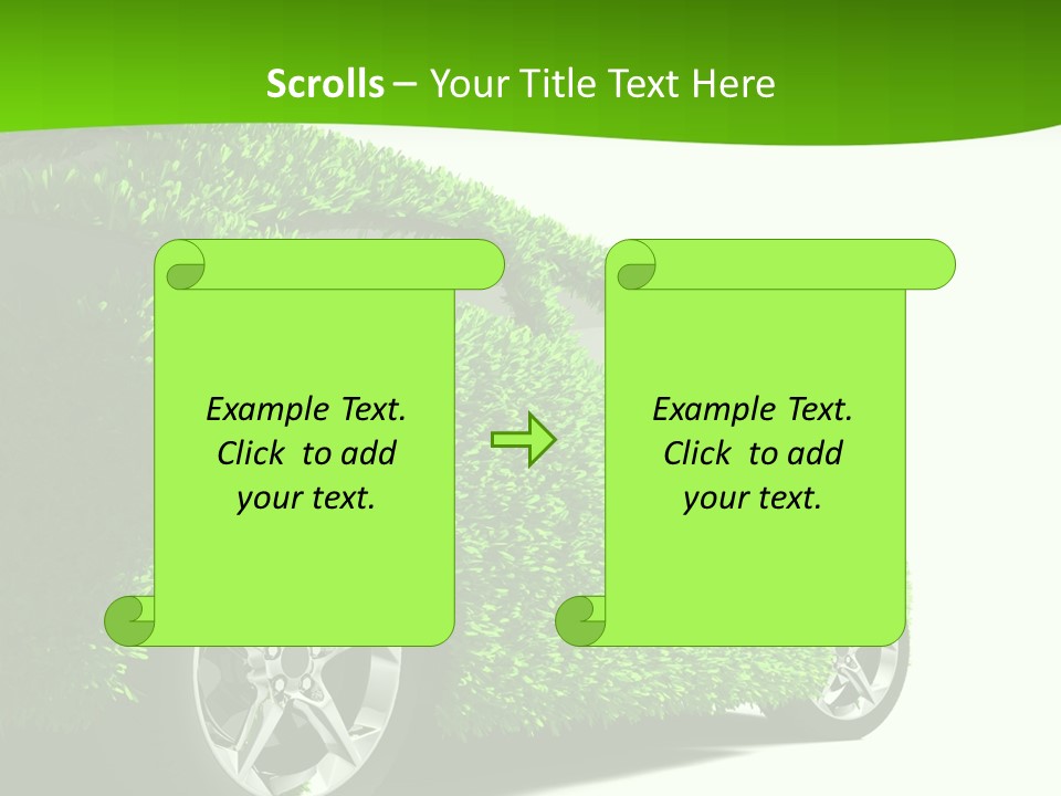 Hybrid Automobile Effect PowerPoint Template