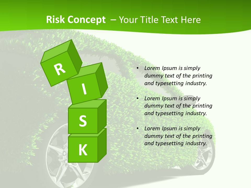 Hybrid Automobile Effect PowerPoint Template