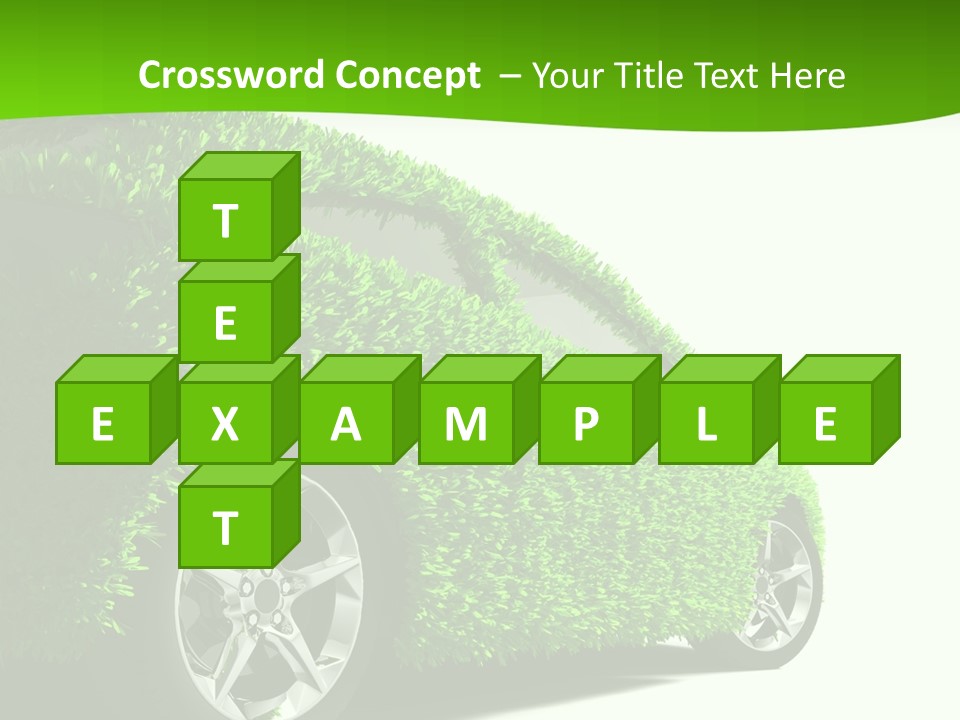Hybrid Automobile Effect PowerPoint Template