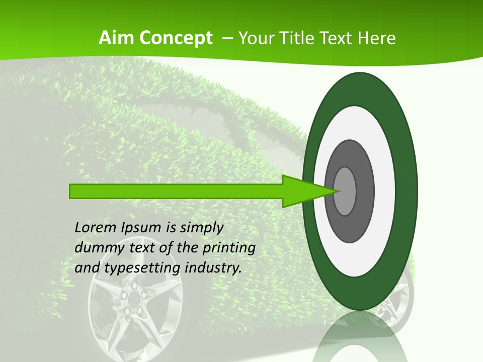 Hybrid Automobile Effect PowerPoint Template