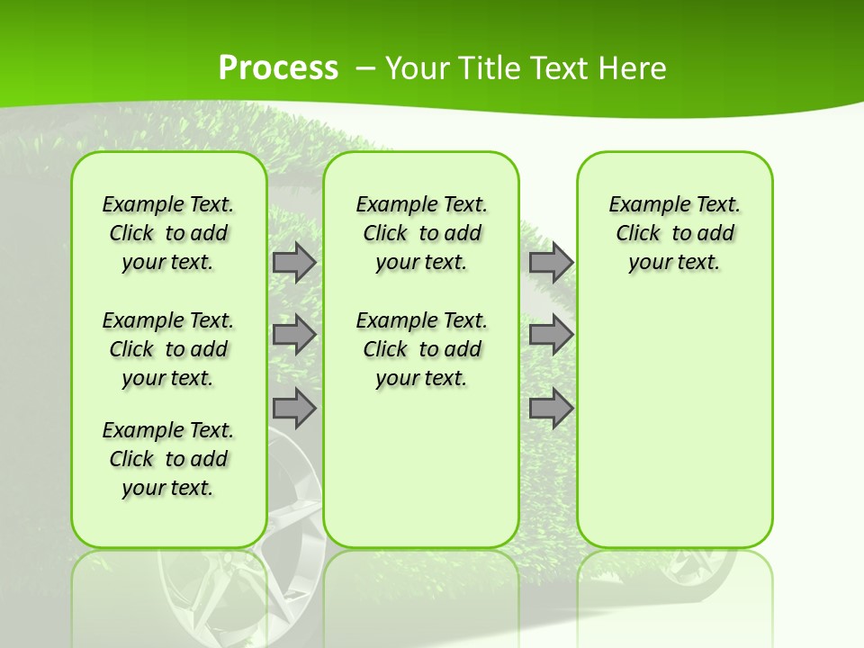 Hybrid Automobile Effect PowerPoint Template