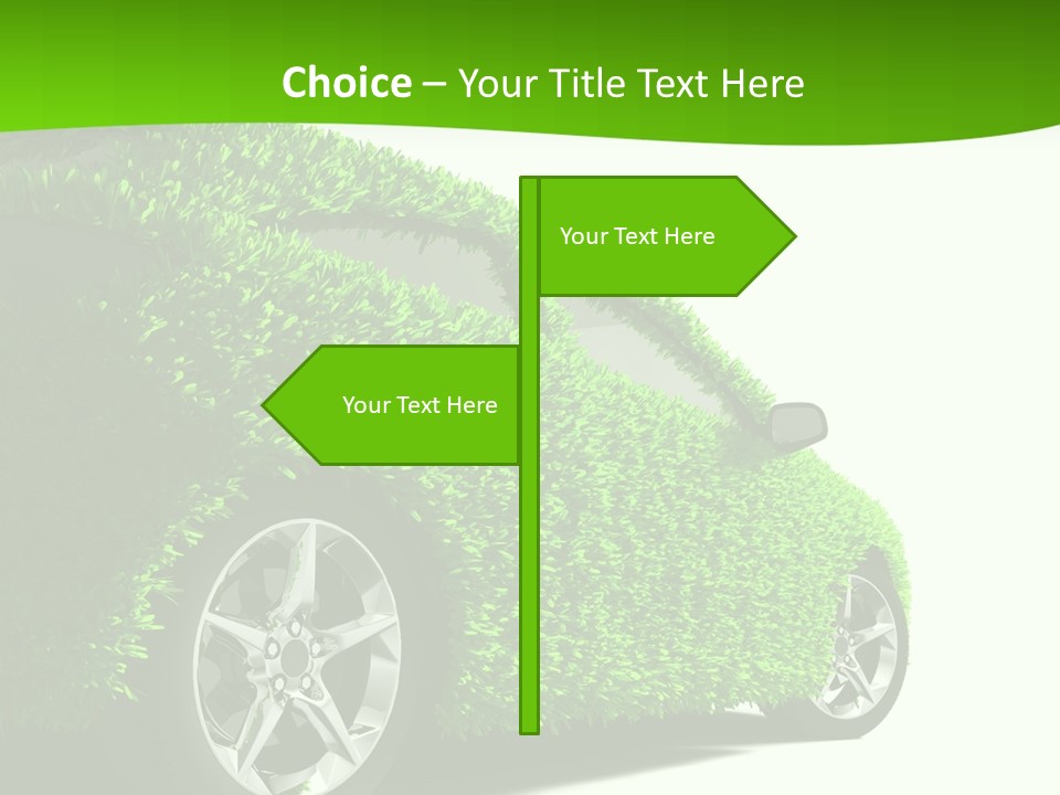 Hybrid Automobile Effect PowerPoint Template