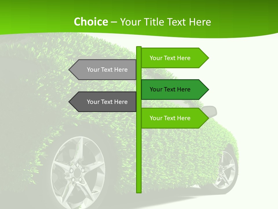Hybrid Automobile Effect PowerPoint Template