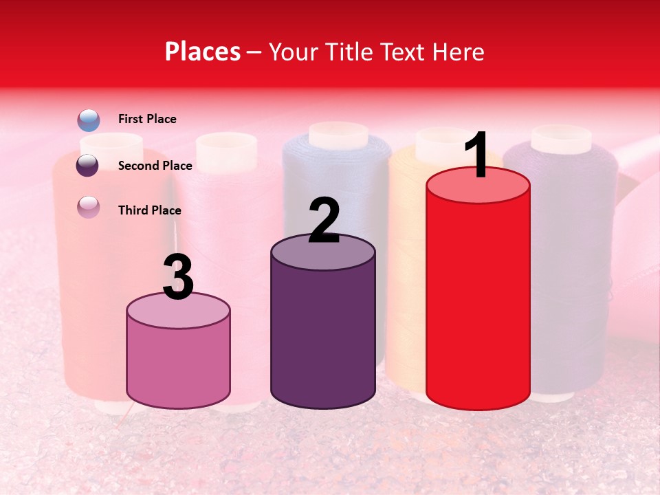 Clothing Red Handiwork PowerPoint Template