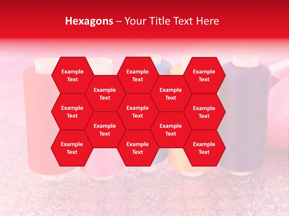 Clothing Red Handiwork PowerPoint Template