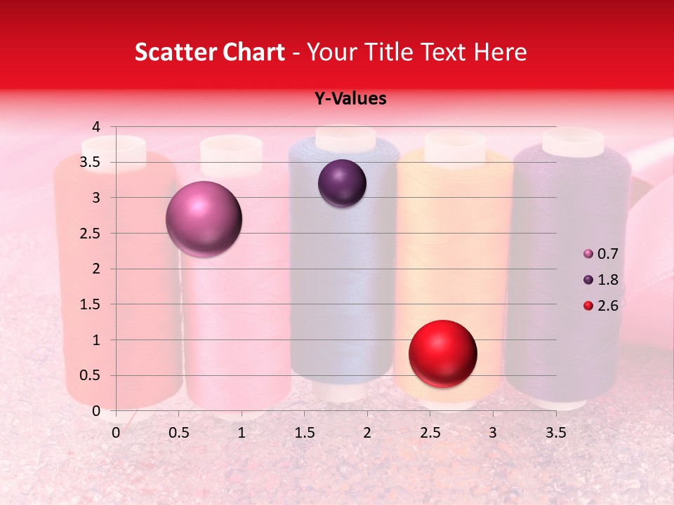 Clothing Red Handiwork PowerPoint Template