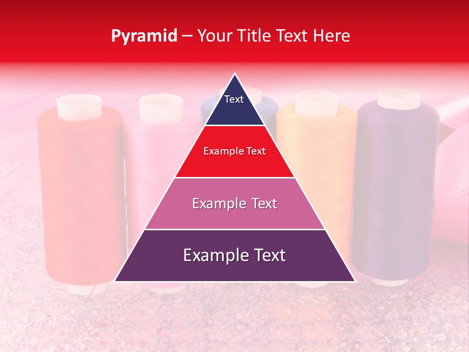 Clothing Red Handiwork PowerPoint Template