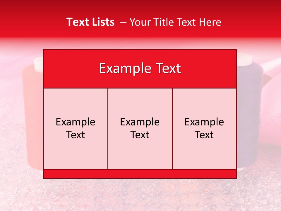 Clothing Red Handiwork PowerPoint Template